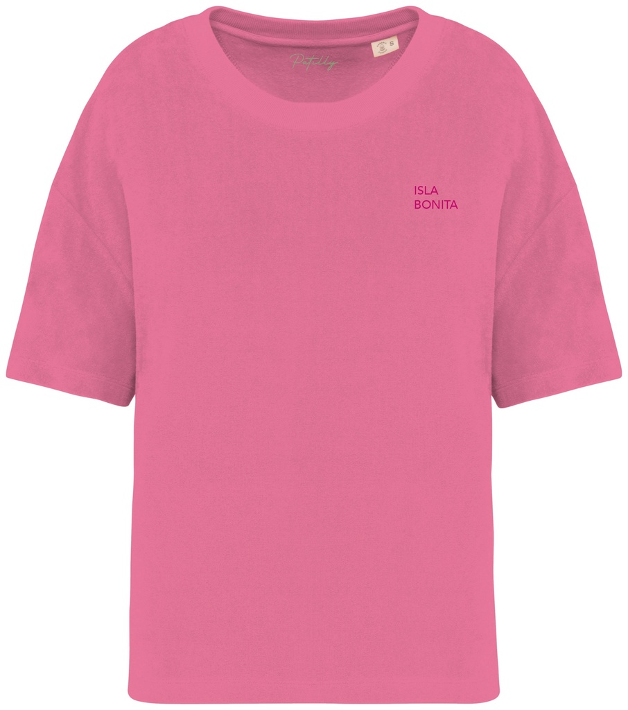 PATILLY t-shirt badstof roze