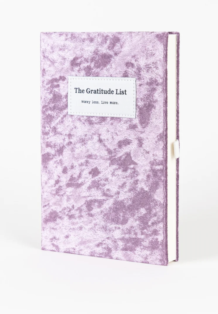THE GRATITUDE LIST notebook amethyst