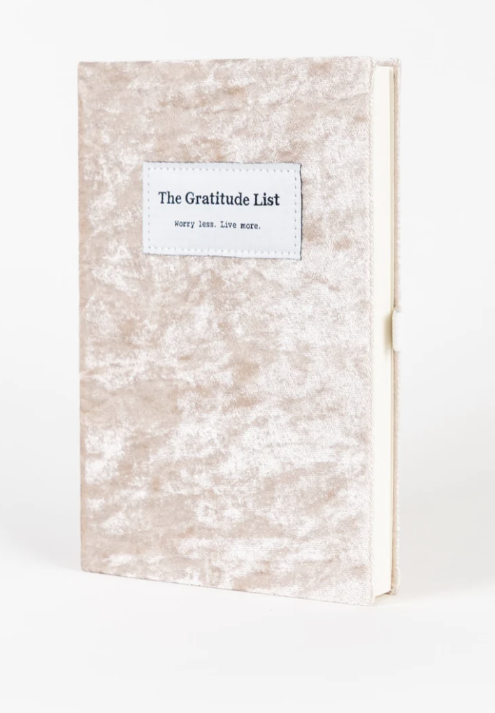 THE GRATITUDE LIST notebook champagne