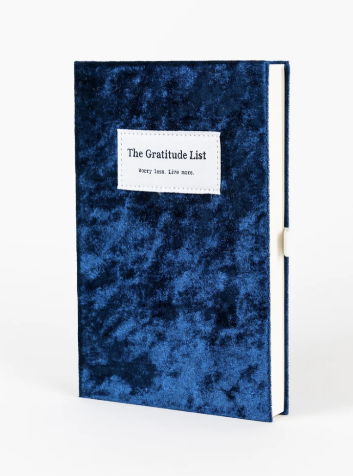 THE GRATITUDE LIST notebook saphire