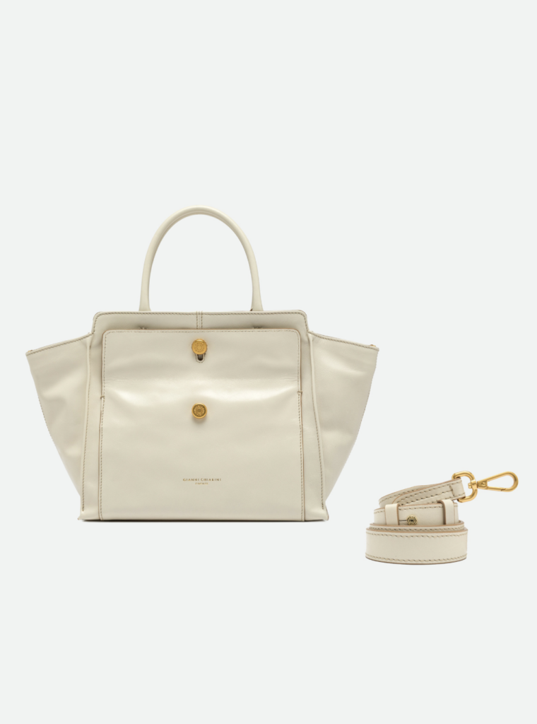 GIANNI CHIARINI HANDTAS OFF WHITE - €370,-