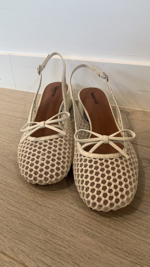 LOLACRUZ SLINGBACKS €235,-